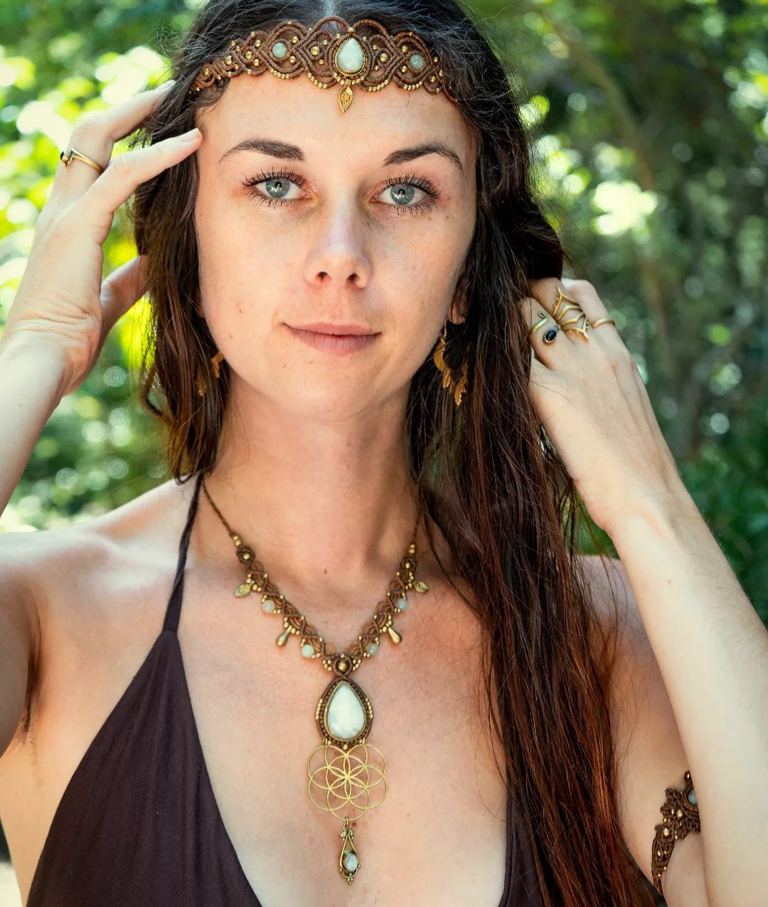 Macrame jewelry